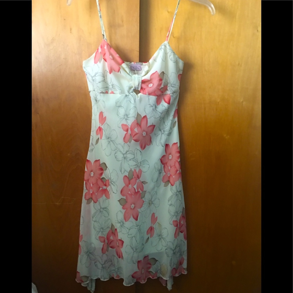 Women’s Small Floral Spaghetti Strap Dress